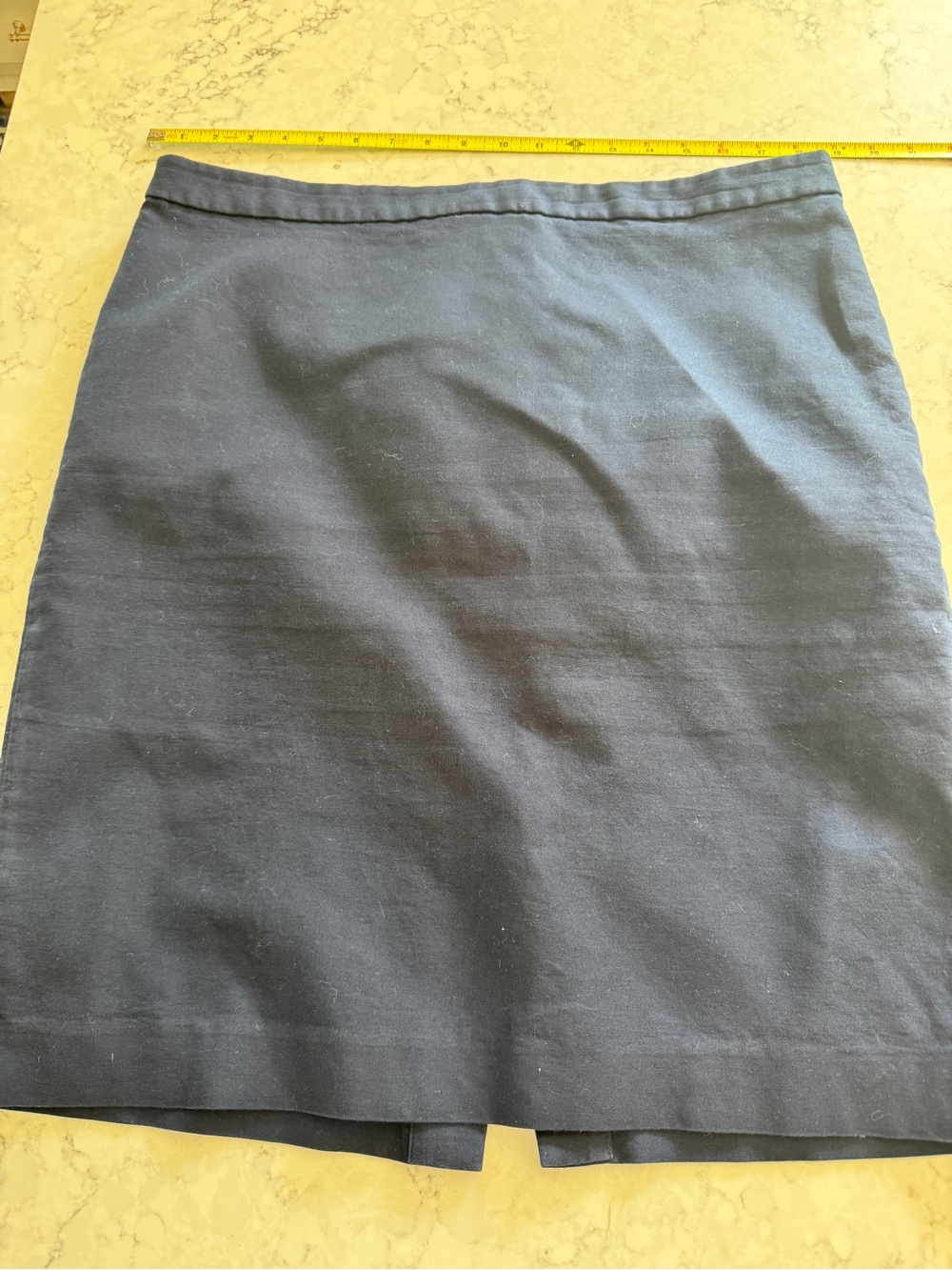 J Crew Classic Women's Navy Pencil Skirt size 14